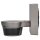 Busch-Wächter® Pro Set: Busch-Jaeger 6851/22-136 220° BT Bewegungsmelder mit Steuerung via Bluetooth App flexible Montage + 6851/DR-136 Designrahmen Edelstahl
