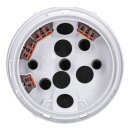 Busch-Wächter® Pro Set: Busch-Jaeger 6251/28-134-WL 280° Wireless Bewegungsmelder mit Steuerung via Bluetooth App flexible Montage Kabellos + 6851/DR-134 Designrahmen Weiß