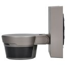 Busch-Wächter® Pro Set: Busch-Jaeger 6251/28-136-WL 280° Wireless Bewegungsmelder mit Steuerung via Bluetooth App flexible Montage Kabellos + 6851/DR-136 Designrahmen Edelstahl