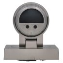 Busch-Wächter® Pro Set: Busch-Jaeger 6251/28-136-WL 280° Wireless Bewegungsmelder mit Steuerung via Bluetooth App flexible Montage Kabellos + 6851/DR-136 Designrahmen Edelstahl