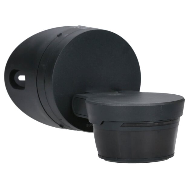 Busch-Jaeger Busch-Wächter® Pro Set: Busch-Jaeger 6851/9-135 90° BT Bewegungsmelder mit Steuerung via Bluetooth App flexible Montage + 6851/EA-135 Eckadapter Anthrazit