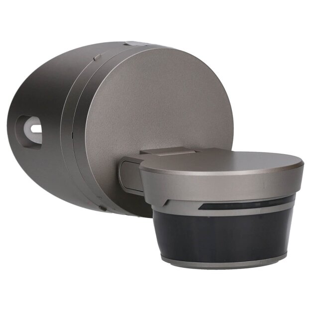 Busch-Jaeger Busch-Wächter® Pro Set:Busch-Jaeger 6851/9-136 90° BT Bewegungsmelder mit Steuerung via Bluetooth App flexible Montage + 6851/EA-136 Eckadapter Edelstahl