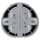 Busch-Jaeger Busch-Wächter® Pro Set: Busch-Jaeger 6851/22-133 220° BT Bewegungsmelder mit Steuerung via Bluetooth App flexible Montage + 6851/EA-133 Eckadapter Alusilber