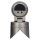 Busch-Jaeger Busch-Wächter® Pro Set:Busch-Jaeger 6851/22-136 220° BT Bewegungsmelder mit Steuerung via Bluetooth App flexible Montage + 6851/EA-136 Eckadapter Edelstahl