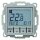 Berker 20441404 Temperaturregler Schließer mit Zentralstück zeitgesteuert S.1/B.3/B.7 Alu matt