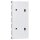 Exklusives Angebot: Jung AL12-25WWMR07 Abdeckung 2-fach senkrecht mit 2+2 Kipphebeln "Zylinder" Schneeweiß Matt (lackiertes Aluminium) LS 1912 - nur für kurze Zeit