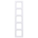 Exklusives Angebot: Jung AF585BFWW 5fach Rahmen A flow...