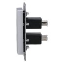 Exklusives Angebot: Jung MAA1153AL Multimediaanschlusssystem (lackiertes Aluminium) Aluminium Serie A / AS - nur für kurze Zeit