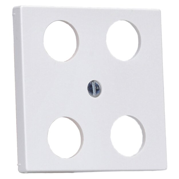 Exklusives Angebot: Jung A561-4SAT1WW Abdeckung f. SAT-TV-Steckdose Hirschmann (Thermoplast bruchsicher) Alpinweiß Serie A - nur für kurze Zeit