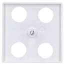 Exklusives Angebot: Jung A561-4SAT1WW Abdeckung f. SAT-TV-Steckdose Hirschmann (Thermoplast bruchsicher) Alpinweiß Serie A - nur für kurze Zeit