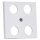 Exklusives Angebot: Jung A561-4SAT1WW Abdeckung f. SAT-TV-Steckdose Hirschmann (Thermoplast bruchsicher) Alpinweiß Serie A - nur für kurze Zeit