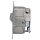 Busch-Jaeger 0218/11-101 UAE-Anschlussdose, RJ45, Cat. 6a iso, geschirmt 1 Steckbuchse, 8 (8)-polig Grau 2CKA000230A0409