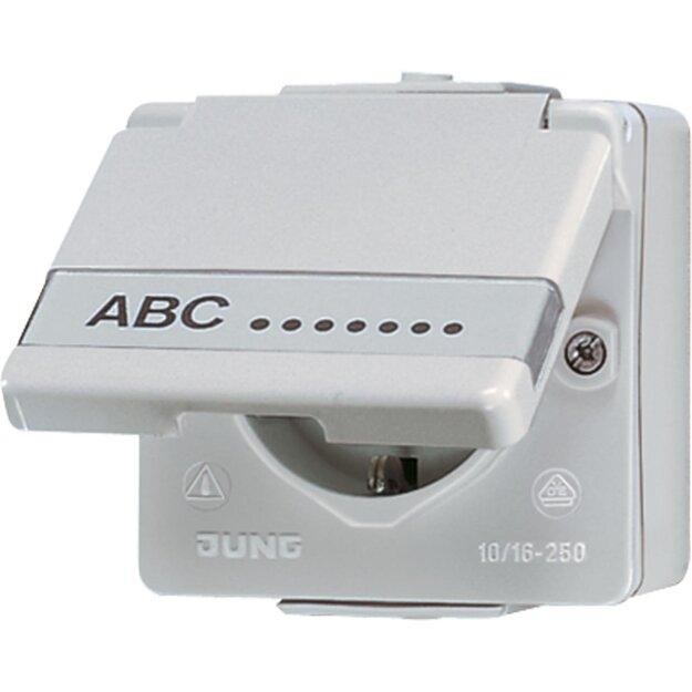 Exklusives Angebot: Jung 621NAW SCHUKO® Steckdose mit Klappdeckel Weiß - nur für kurze Zeit