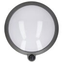 BEGA 24965A Wandleuchte mit PIR-Sensor für den Innen- & Außenbereich Silber · 3000 K · 4000 K