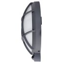 BEGA 24969A Wandleuchte mit PIR-Sensor für den Innen- & Außenbereich Silber · 3000 K · 4000 K