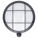 BEGA 24972A Wandleuchte mit PIR-Sensor für den Innen- & Außenbereich Silber · 3000 K · 4000 K