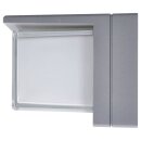BEGA 33327A Decken · Wand · Pfeilerleuchte für den Innen- & Außenbereich Silber · 3000 K · 4000 K