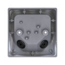 BEGA 33327A Decken · Wand · Pfeilerleuchte für den Innen- & Außenbereich Silber · 3000 K · 4000 K
