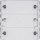 Gira 533100 Gira eNet Funk Wandsender 1-fach Beschriftungsfeld System 55, Gira E22