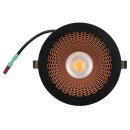 BEGA 51458.6K3 Deckeneinbauleuchte für den Innenbereich schwarz · 3000 K
