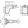 Trilux 7022700 Eck-Mastbefestigung 0803EMB/100 Anthrazit