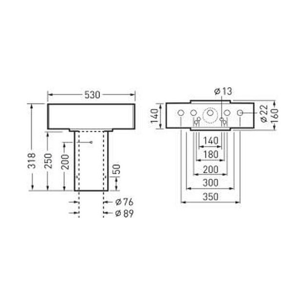 Trilux 7316200 Traverse Fluter 805