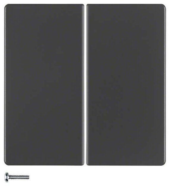 Berker 85146126 KNX-Funk Taste 2-fach quicklink Q.1/Q.3 Anthrazit samt