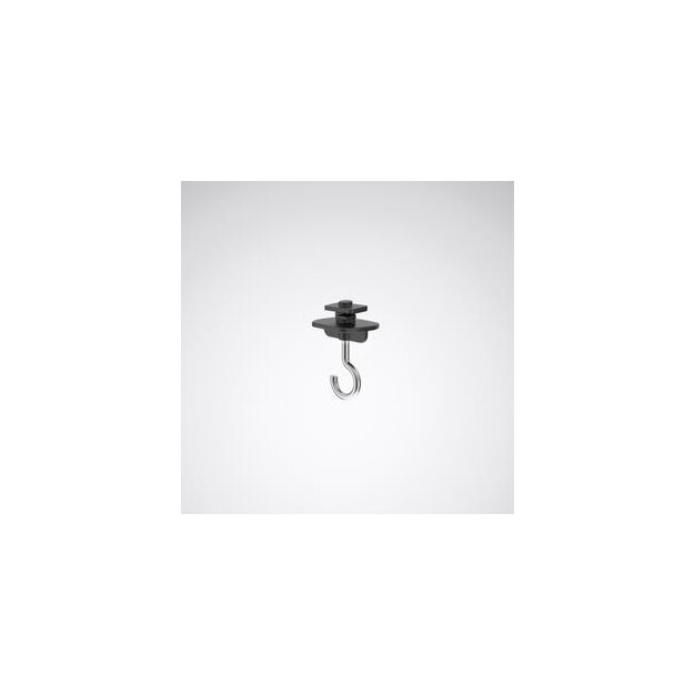 Trilux 8881000 Haken Rail Haken Schwarz