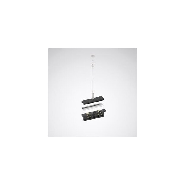Trilux 8900400 Längsverbinder-Set Rail Schwarz