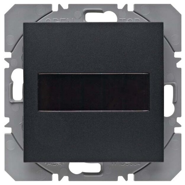 Berker 85655185 KNX-Funk Wandsender 1-fach flach Solar Quicklink S.1/B.3/B.7 Anthrazit matt