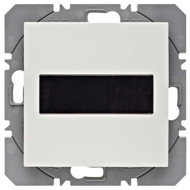 Berker 85655188 KNX-Funk Wandsender 1-fach flach Solar Quicklink S.1/B.3/B.7 Polarweiß matt