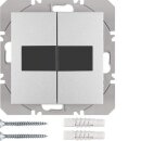 Berker 85656183 KNX-Funk Wandsender 2-fach flach Solar...