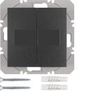 Berker 85656185 KNX-Funk Wandsender 2-fach flach Solar...