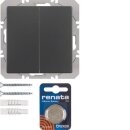 Berker 85656226 KNX-Funk Wandsender 2-fach flach...
