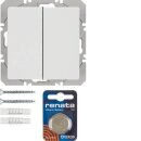 Berker 85656229 KNX-Funk Wandsender 2-fach flach...