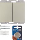 Berker 85656273 KNX-Funk Wandsender 2-fach flach...