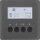 Berker 85745126 KNX-Funk Jalousie-Schaltuhr Quicklink Q.1/Q.3 Anthrazit samt