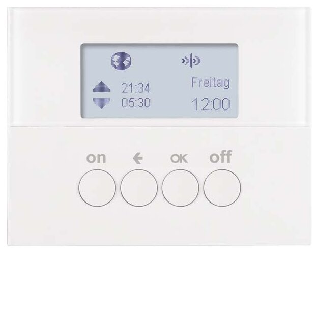Berker 85745279 KNX-Funk Zeitschaltuhr quicklink K.1 Polarweiß glänzend