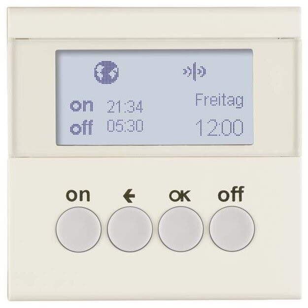 Berker 85745282 KNX-Funk Zeitschaltuhr quicklink S.1 Weiß glänzend