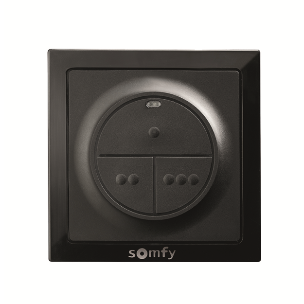 Somfy 1870560 Funkwandtaster Schwarz