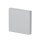 Busch-Jaeger 6230-10-83 Wippe 1-fach, ohne Bedruckung (Thermoplast) Alusilber 2CKA006220A0033