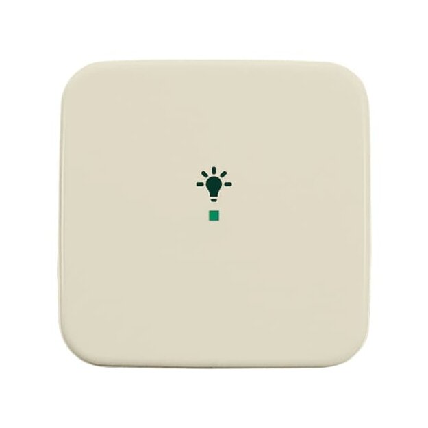 Busch-Jaeger 6231-10-212 Wippe 1-fach, mit Symbol "Licht" (Duroplast) Cremeweiß 2CKA006220A0079