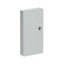 Busch-Jaeger 6231-21-83 Wippe 2-fach links, mit Symbol "Licht" (Thermoplast) Alusilber 2CKA006220A0051