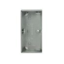 Busch-Jaeger 6231-22-83 Wippe 2-fach rechts, mit Symbol "Licht" (Thermoplast) Alusilber 2CKA006220A0063