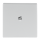 Busch-Jaeger 6233-10-83 Wippe 1-fach, mit Symbol "Szene" (Thermoplast) Alusilber 2CKA006220A0042