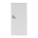 Busch-Jaeger 6234-22-83 Wippe 2-fach rechts, mit Symbol "Dimmer" (Thermoplast) Alusilber 2CKA006220A0254