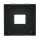 Busch-Jaeger 6235-81 Zentralscheibe für Raumtemperaturregler (Thermoplast) Anthrazit 2CKA006220A0074