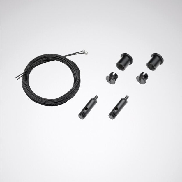 Trilux 7797600 1-Punkt Seilaufhängung 3m ZS/3000 05 Schwarz