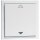 Peha 00384713 EnOcean Easyclick Wandsender AURA 2 Kanal Reinweiß Symbol AUF und AB