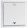 Peha 00384913 EnOcean Easyclick Wandsender AURA 2-Kanal Alu Symbol AUF und AB